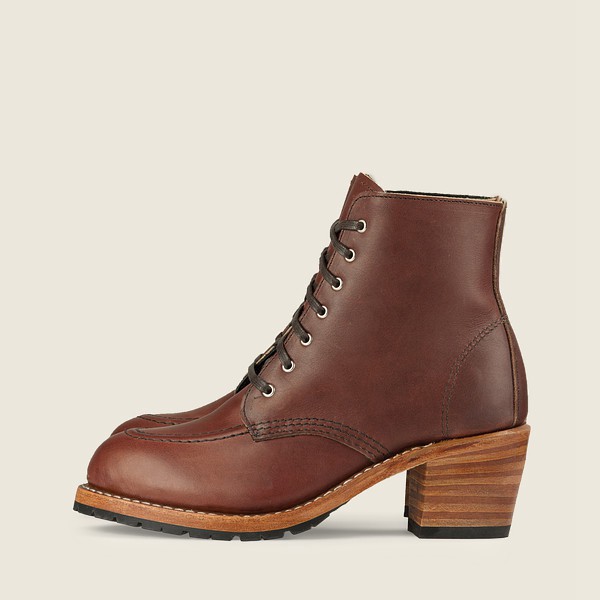 Bottes Red Wing Heritage - Clara - Heeled Harness Cuir - Marron - Femme 372BXHEQG